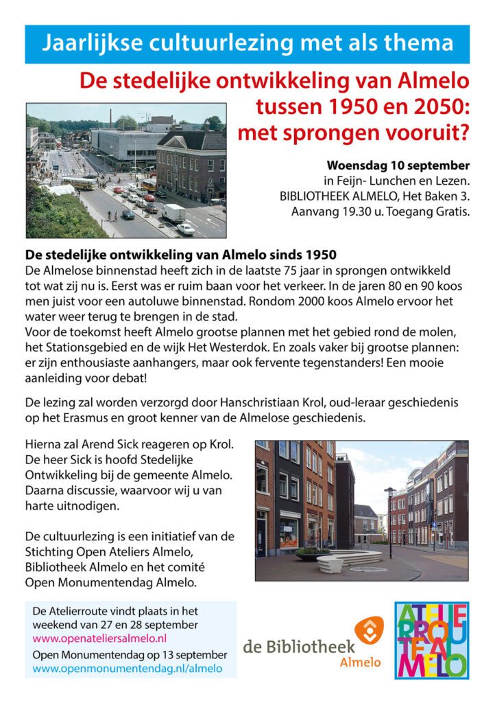 Flyer Cultuurlezing 2025