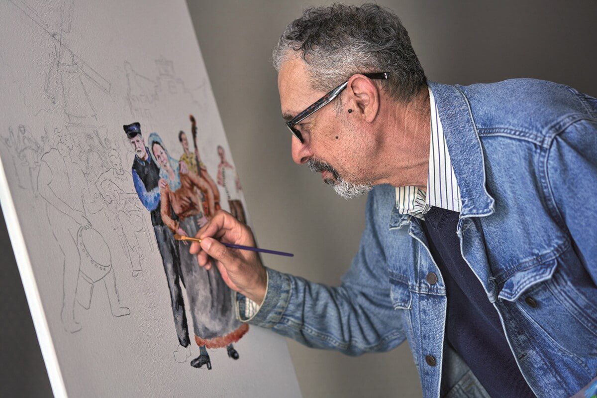 Portret Azam al Sharani - Open Ateliers Almelo Portret Azam al Sharani - Open Ateliers Almelo