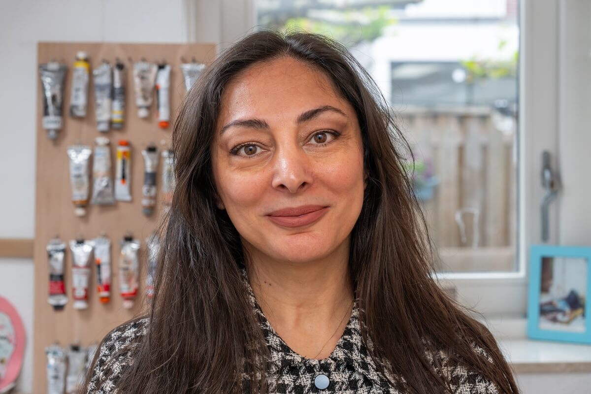Sewan Bakvis portret - Open Ateliers Almelo