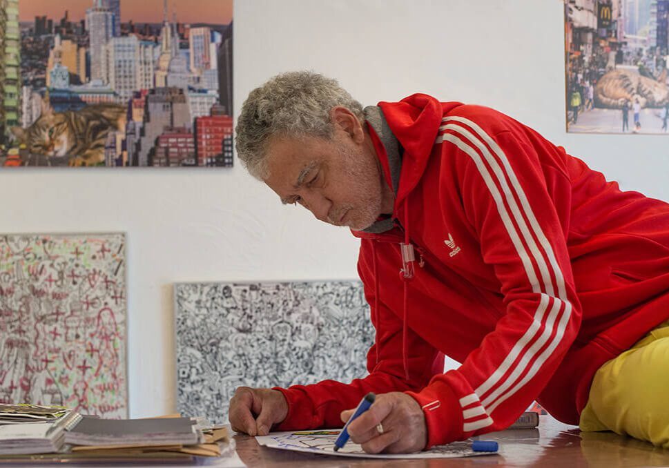 Dennis Zanoni in actie - Open Ateliers Almelo