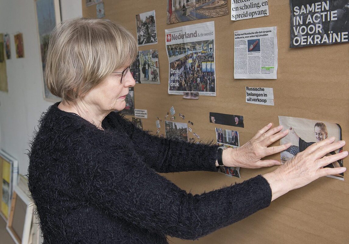 Els Kruse in actie - Open Ateliers Almelo