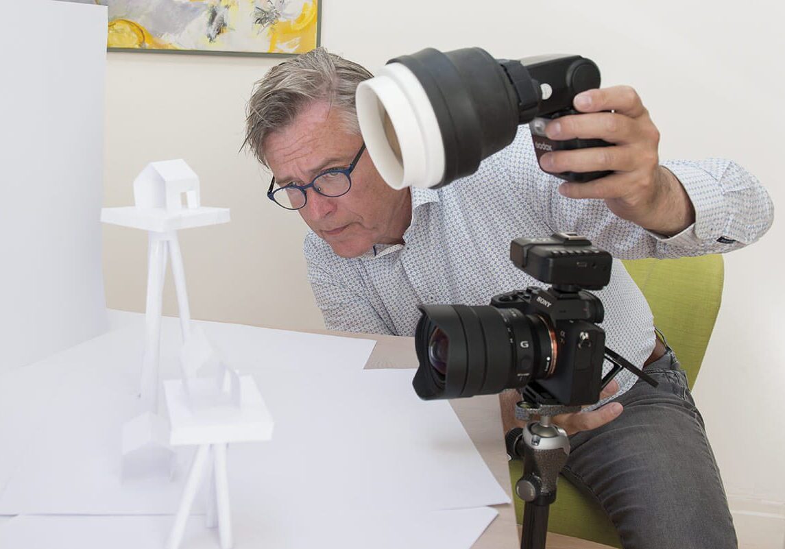 Hans Bouma in actie - Open Ateliers Almelo