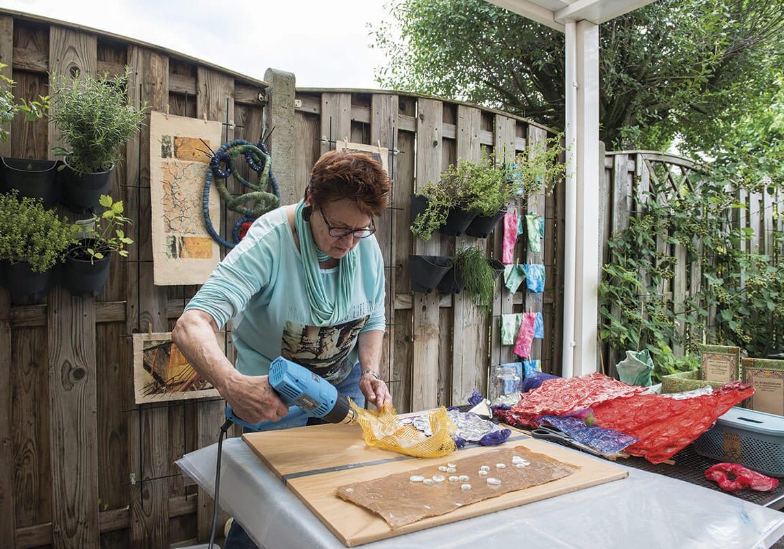 Inge Witvers in actie - Open Ateliers Almelo