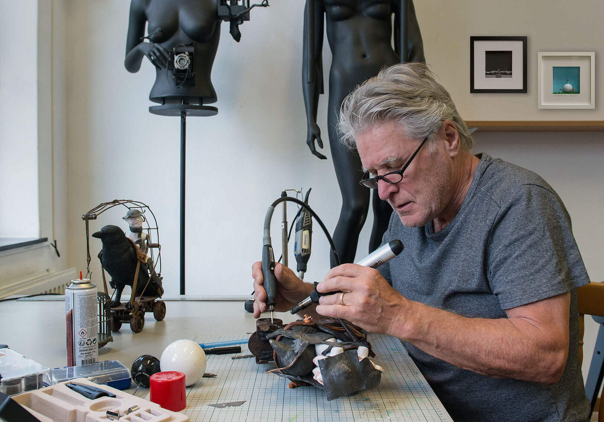 John Reinders in actie - Open Ateliers Almelo