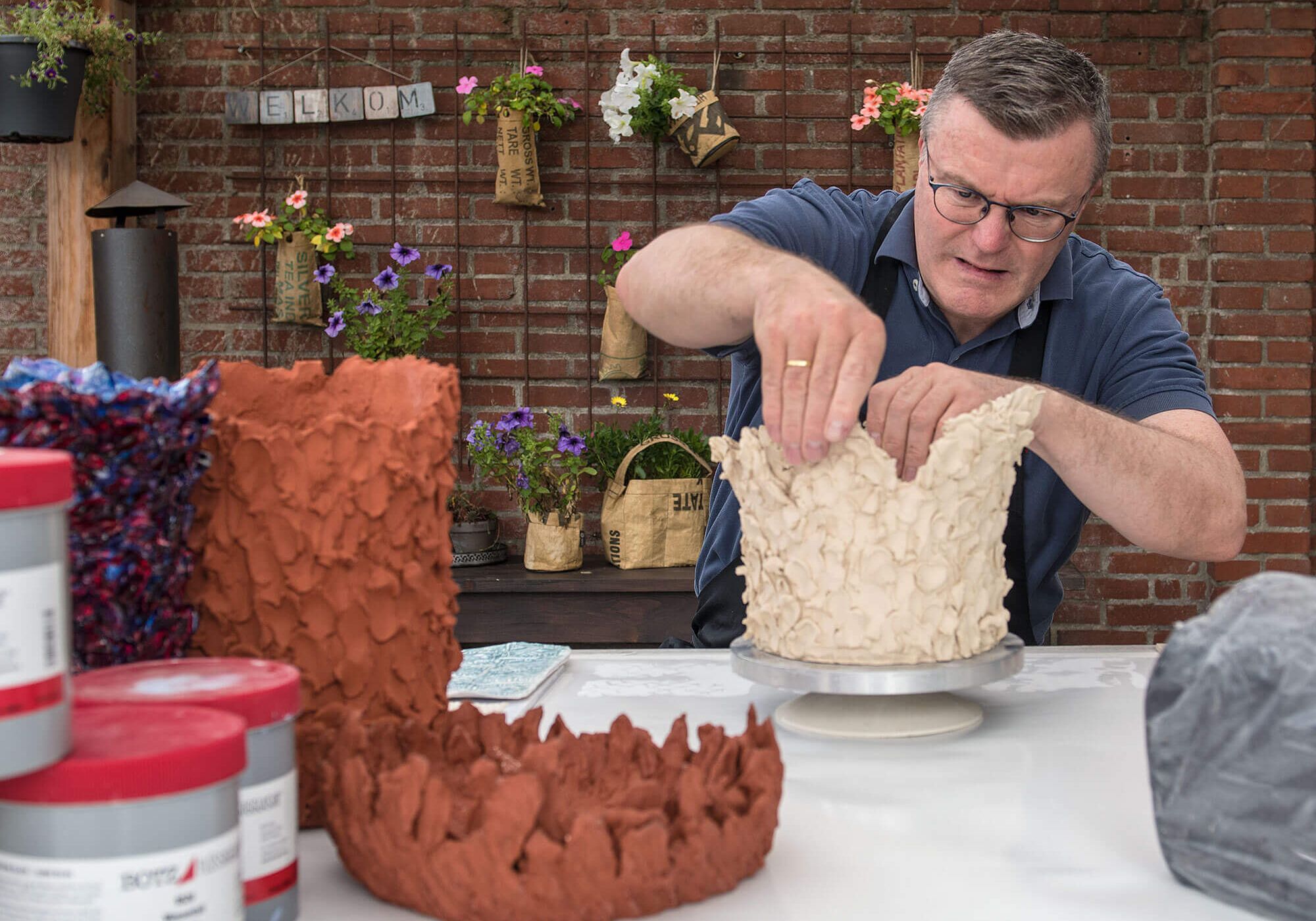 Richard Steunenberg in actie - Open Ateliers Almelo