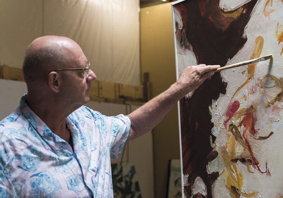 Ruud van der Meulen in actie - Open Ateliers Almelo