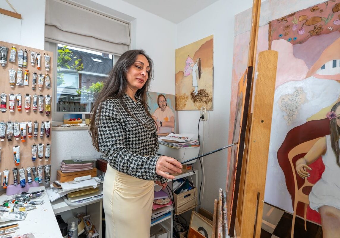 Sewan Bakvis in actie - Open Ateliers Almelo