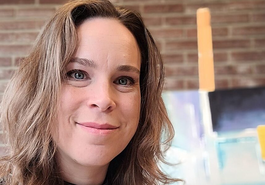 Veronique Kleinjan in actie - Open Ateliers Almelo